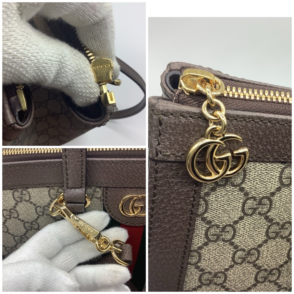 GUCCI OPHIDIA GG MEDIUM TOTE BAG - Picture 9 of 14